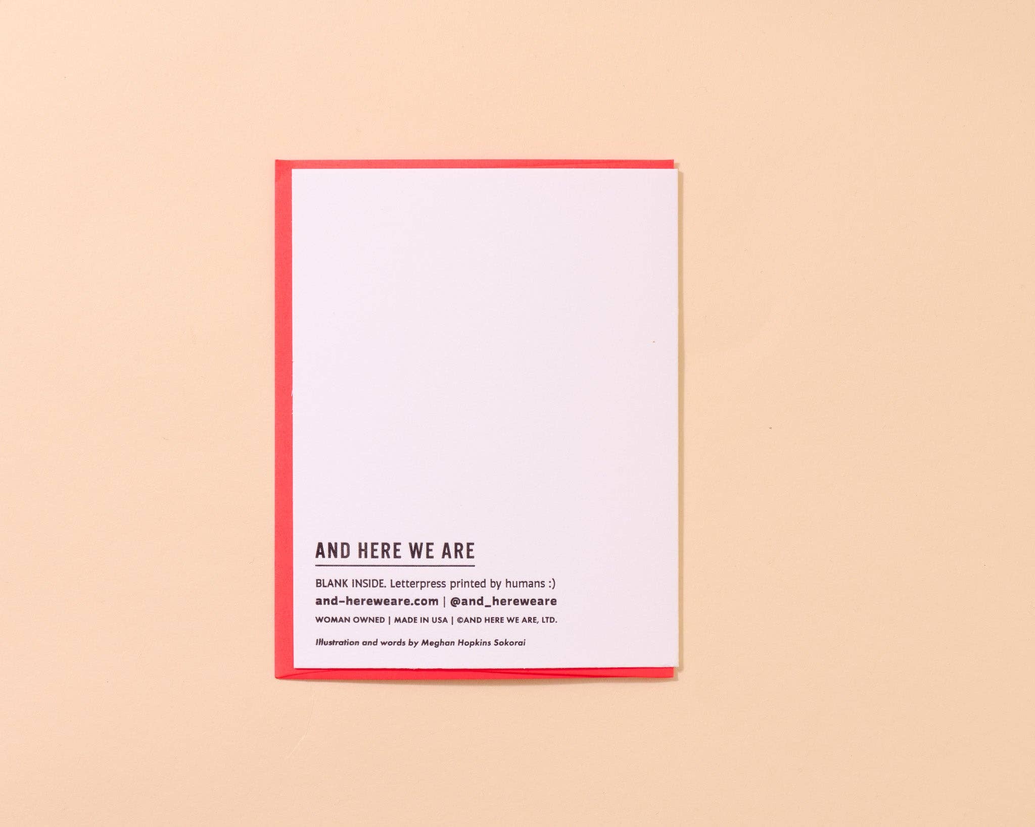 Taught Me To Mom Letterpress Card