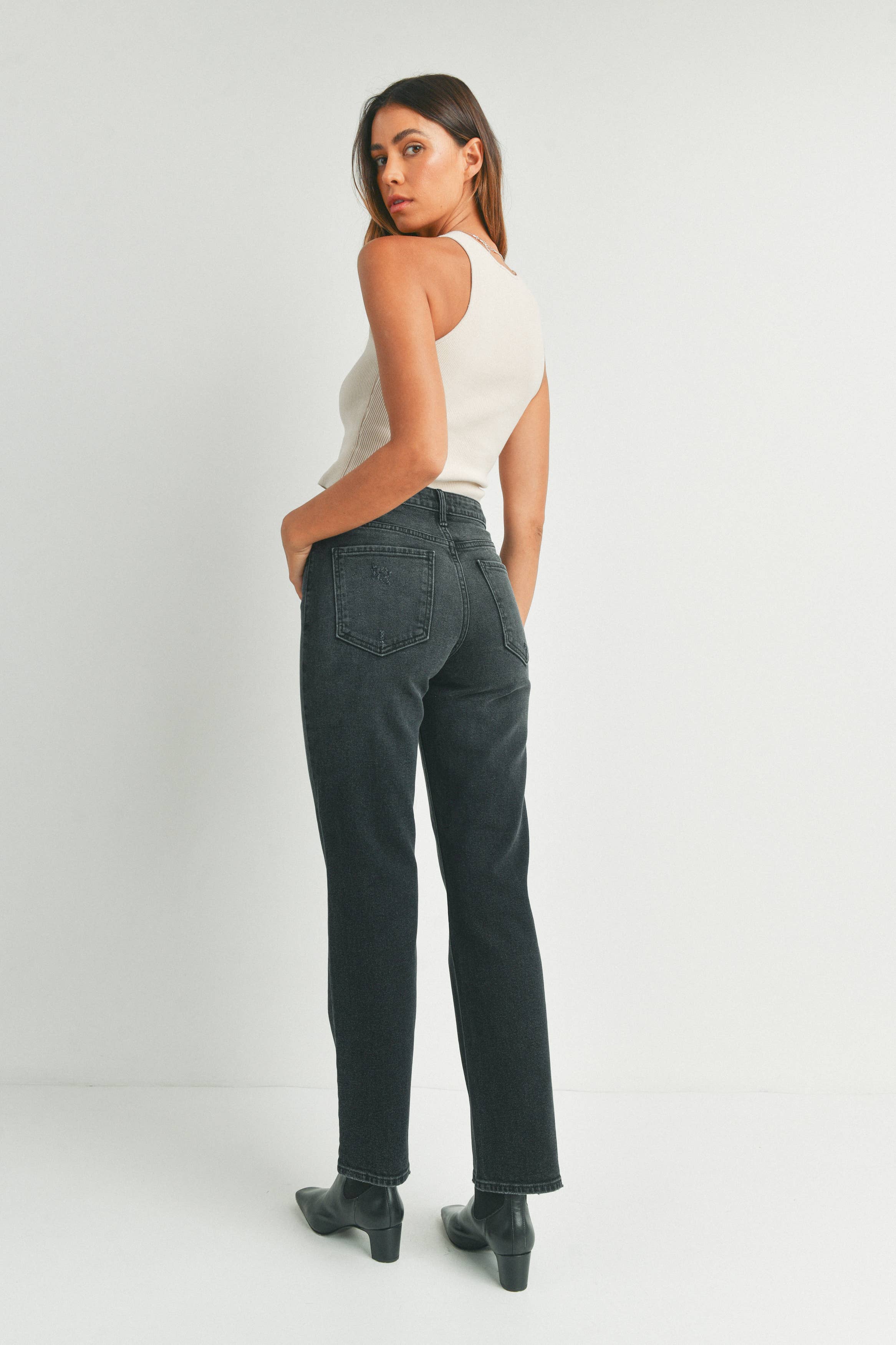 The Everything Straight - Washed Black