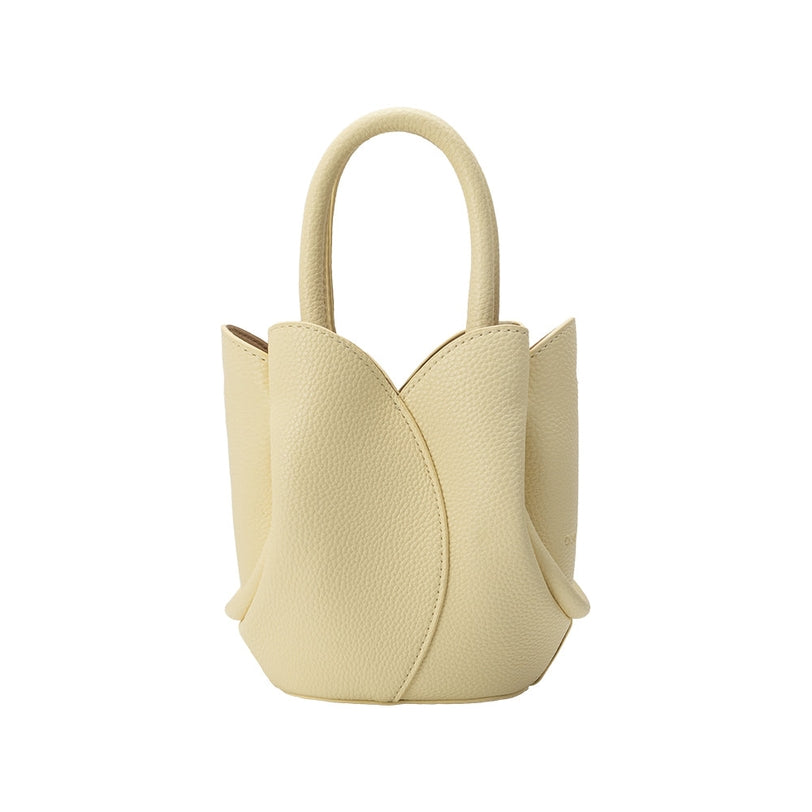 Mini Tulip Top Handle Bag - Yellow