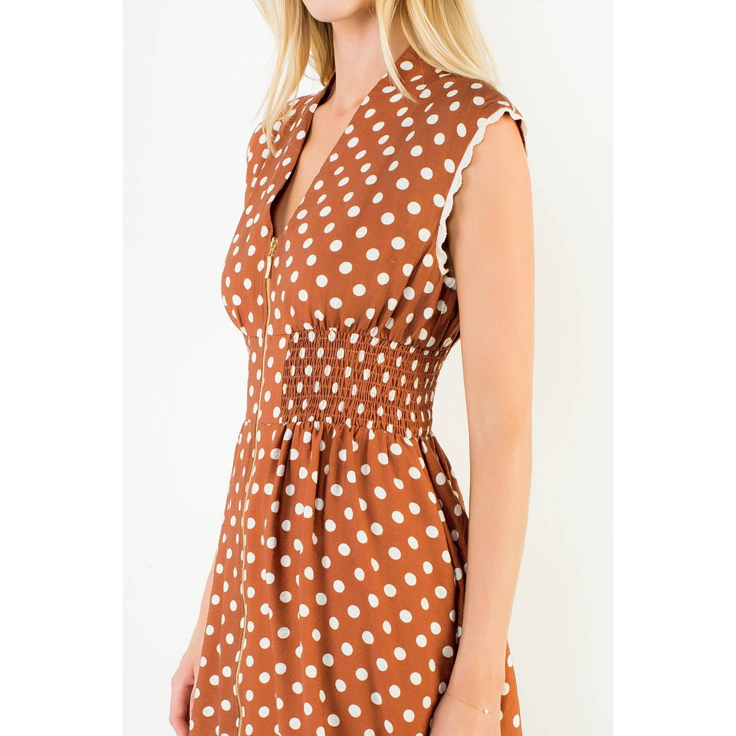 Derby Days Polka Dot Mini Dress