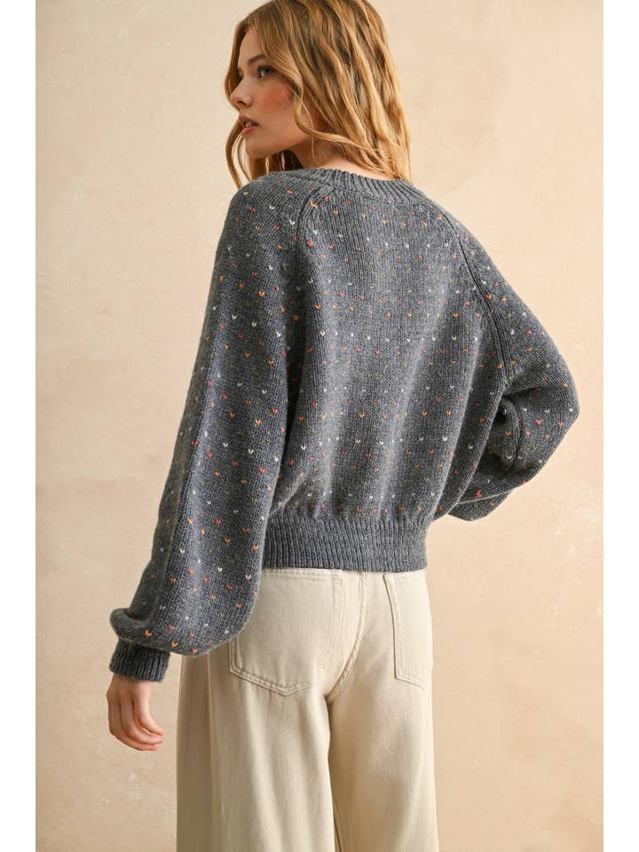 Sweet Treat Dotted Cardigan