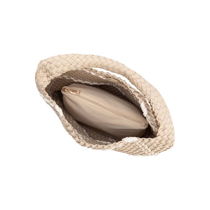 Johanna Vegan Shoulder Bag - Almond