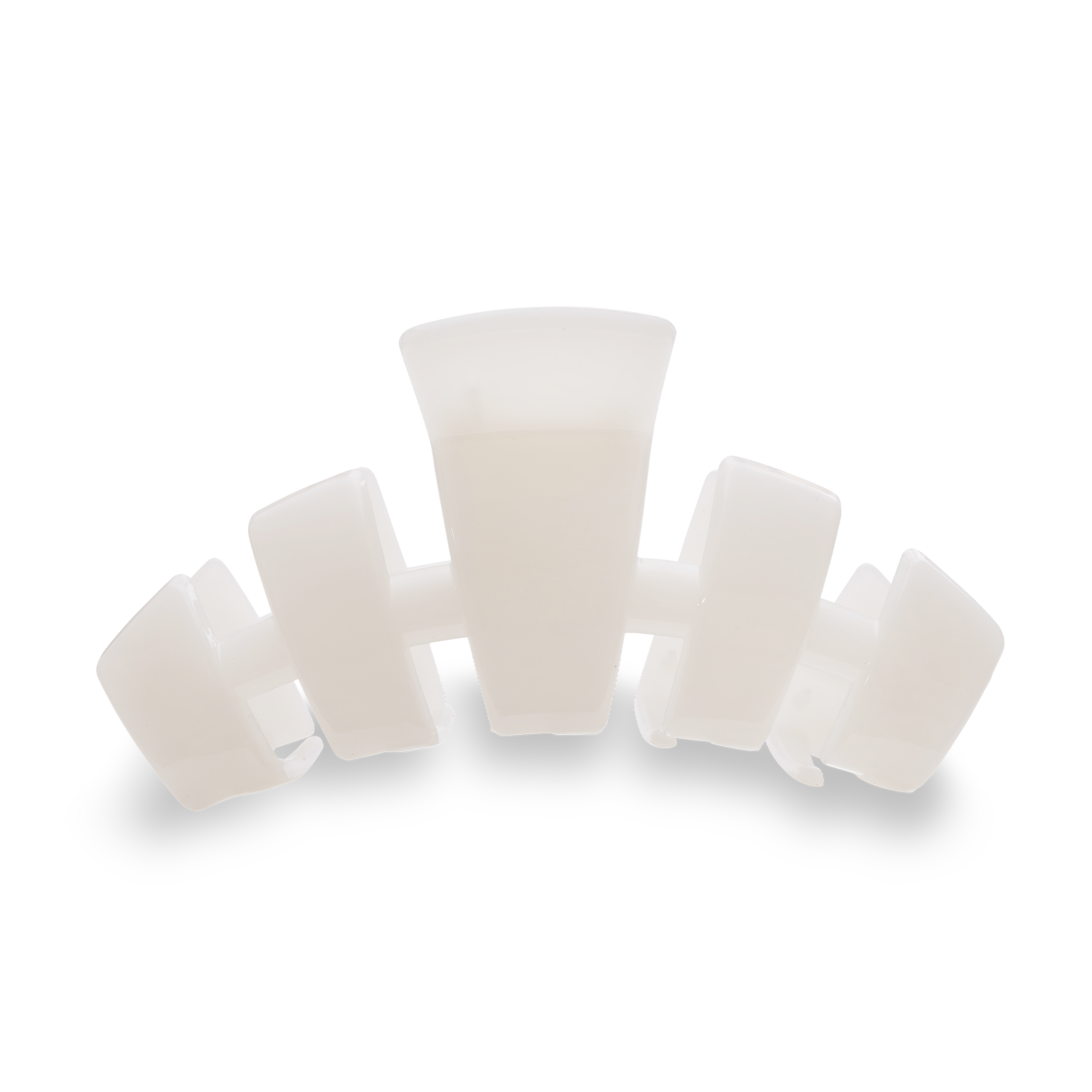 Coconut White Teleties Hair Clip