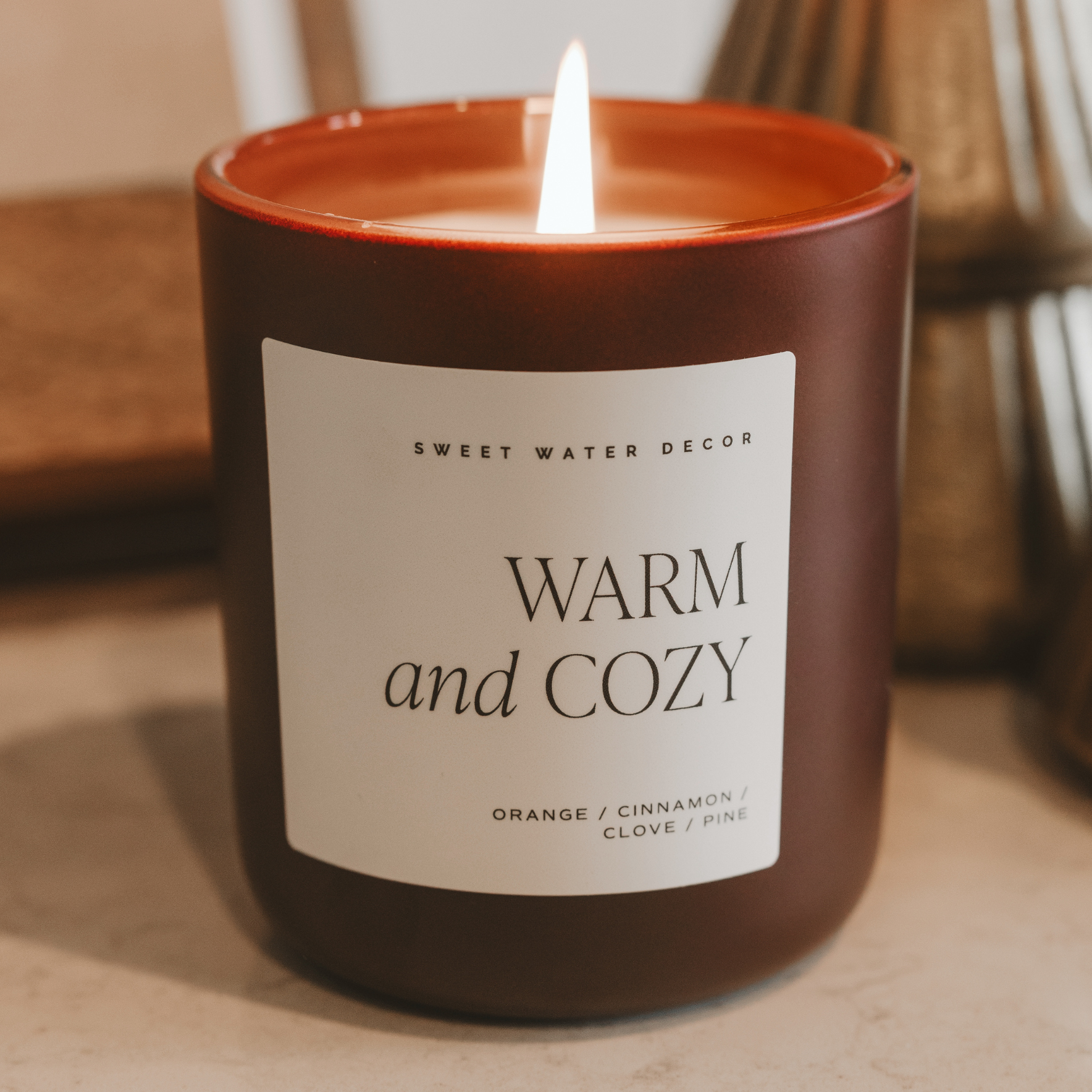 Warm and Cozy Soy Candle