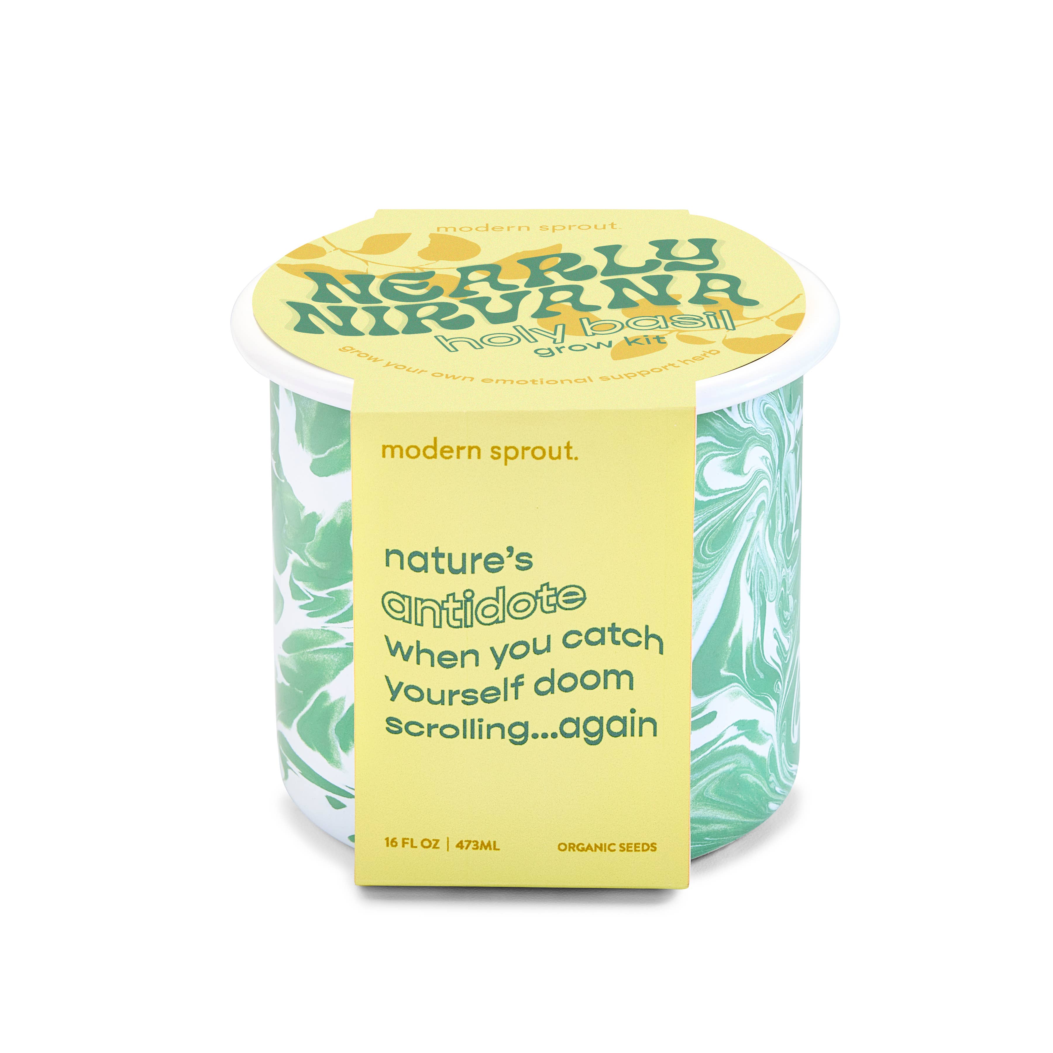Nearly Nirvana Holy Basil Mug Grow Kit