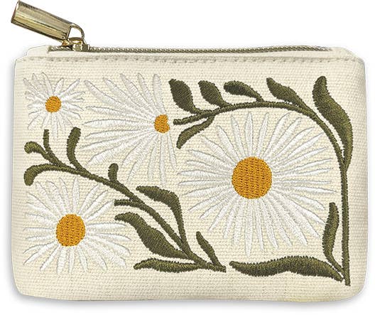 Daisy Flower Market Coin Pouch