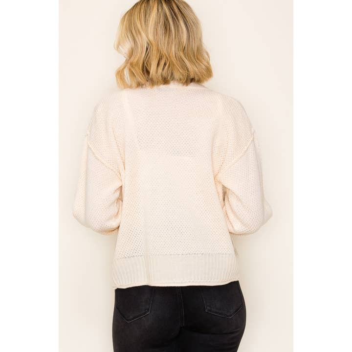 Autumn Afternoon Knit Cardigan - Oatmeal