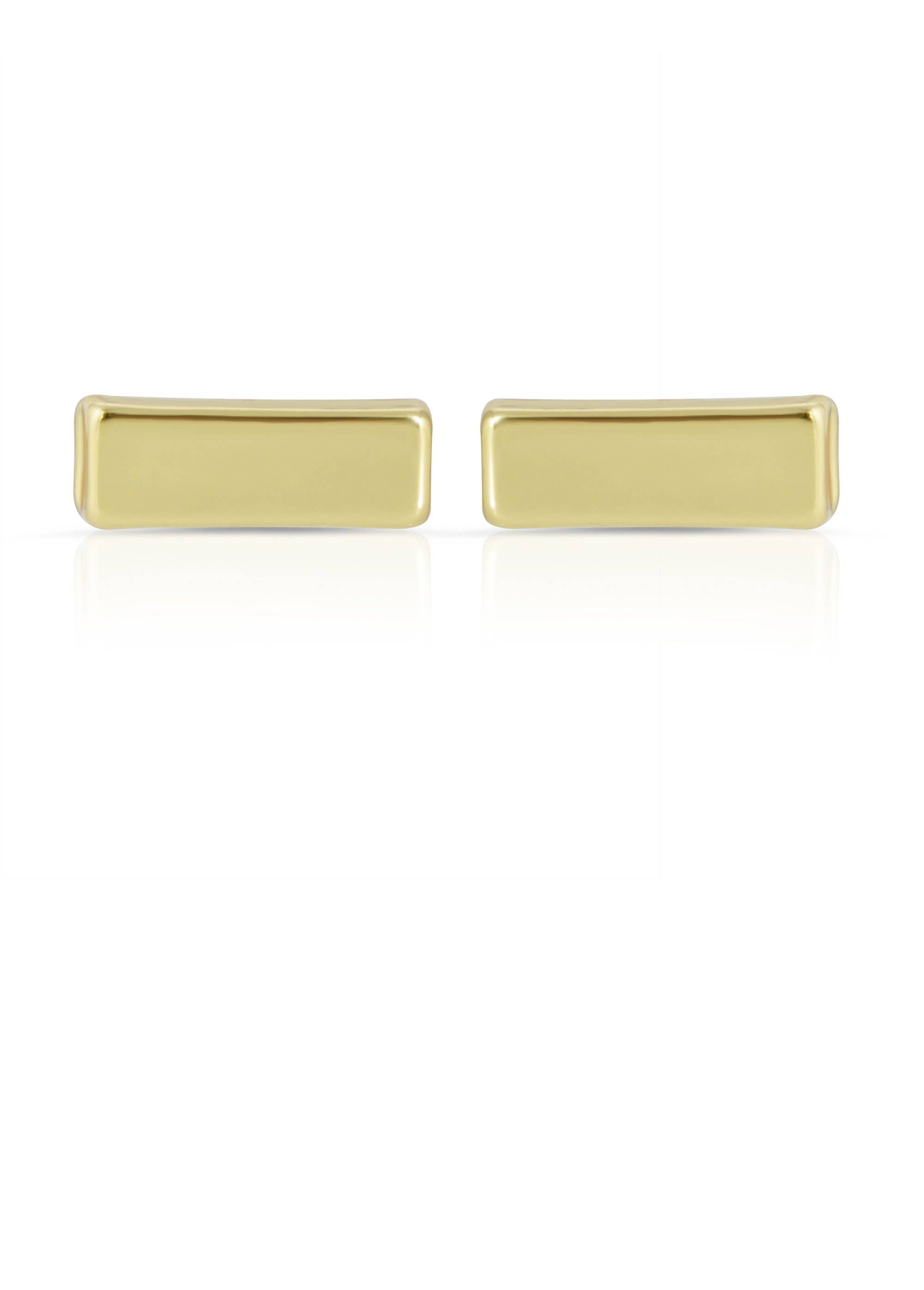 Raise the Bar New Moon Gold Earrings