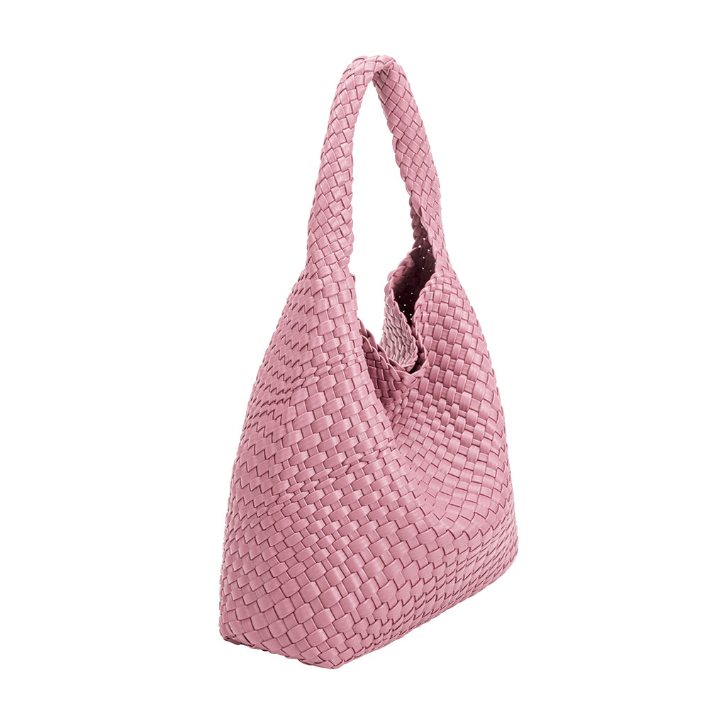 Johanna Large Vegan Shoulder Bag - Orchid