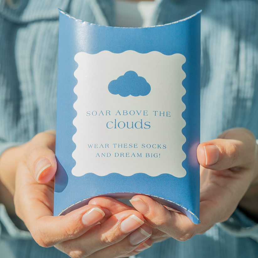 Above the Clouds Gift Ready Socks