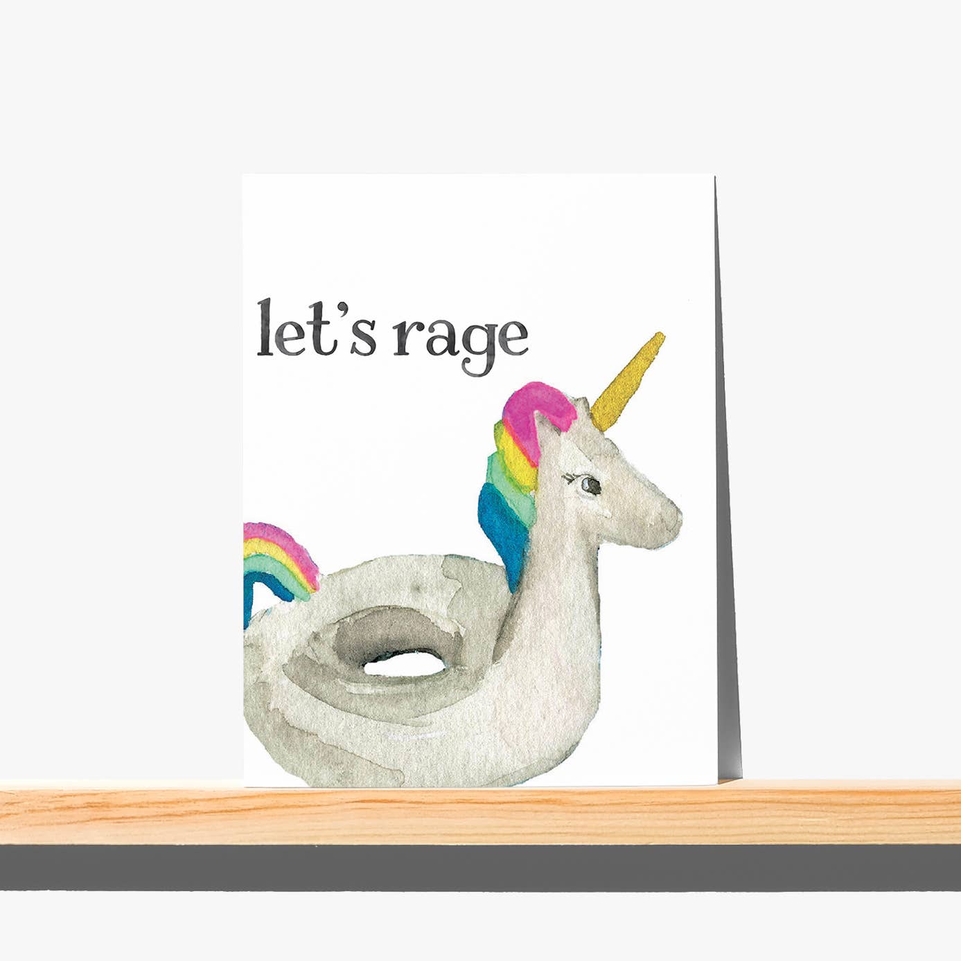 Let's Rage Greeting Card