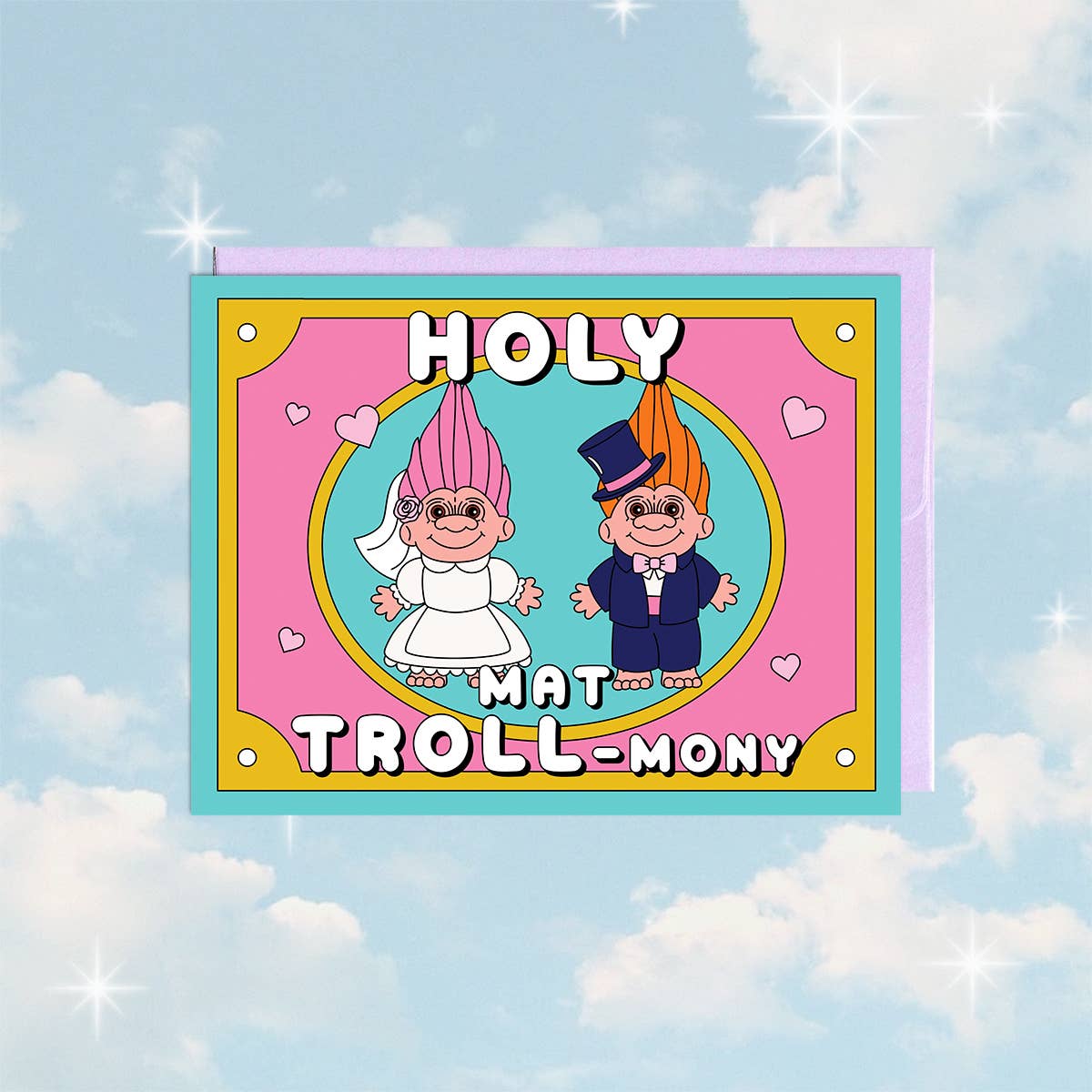 Holy Mat-Troll-mony Wedding Card