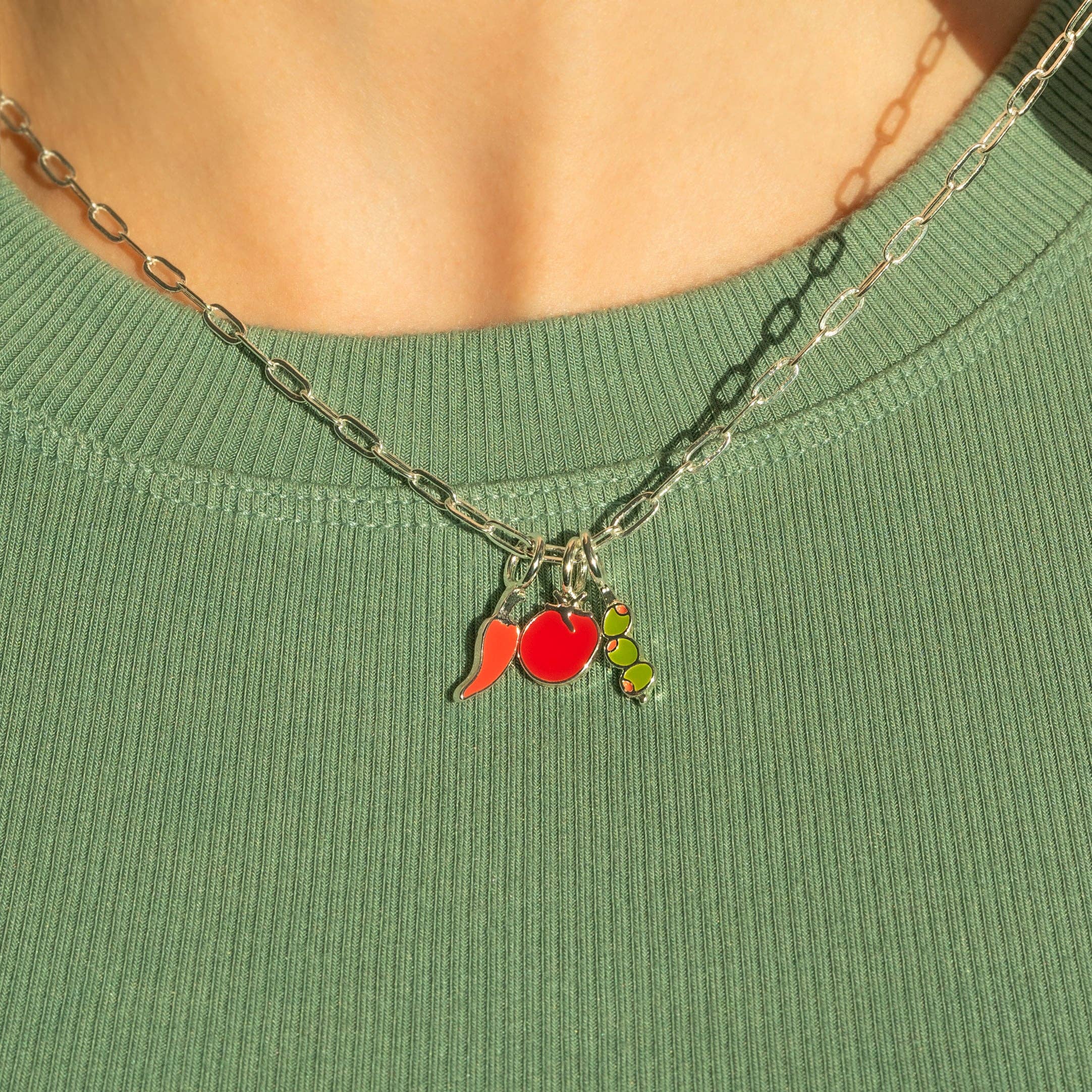 Charm Garden Paperclip Necklace Chain