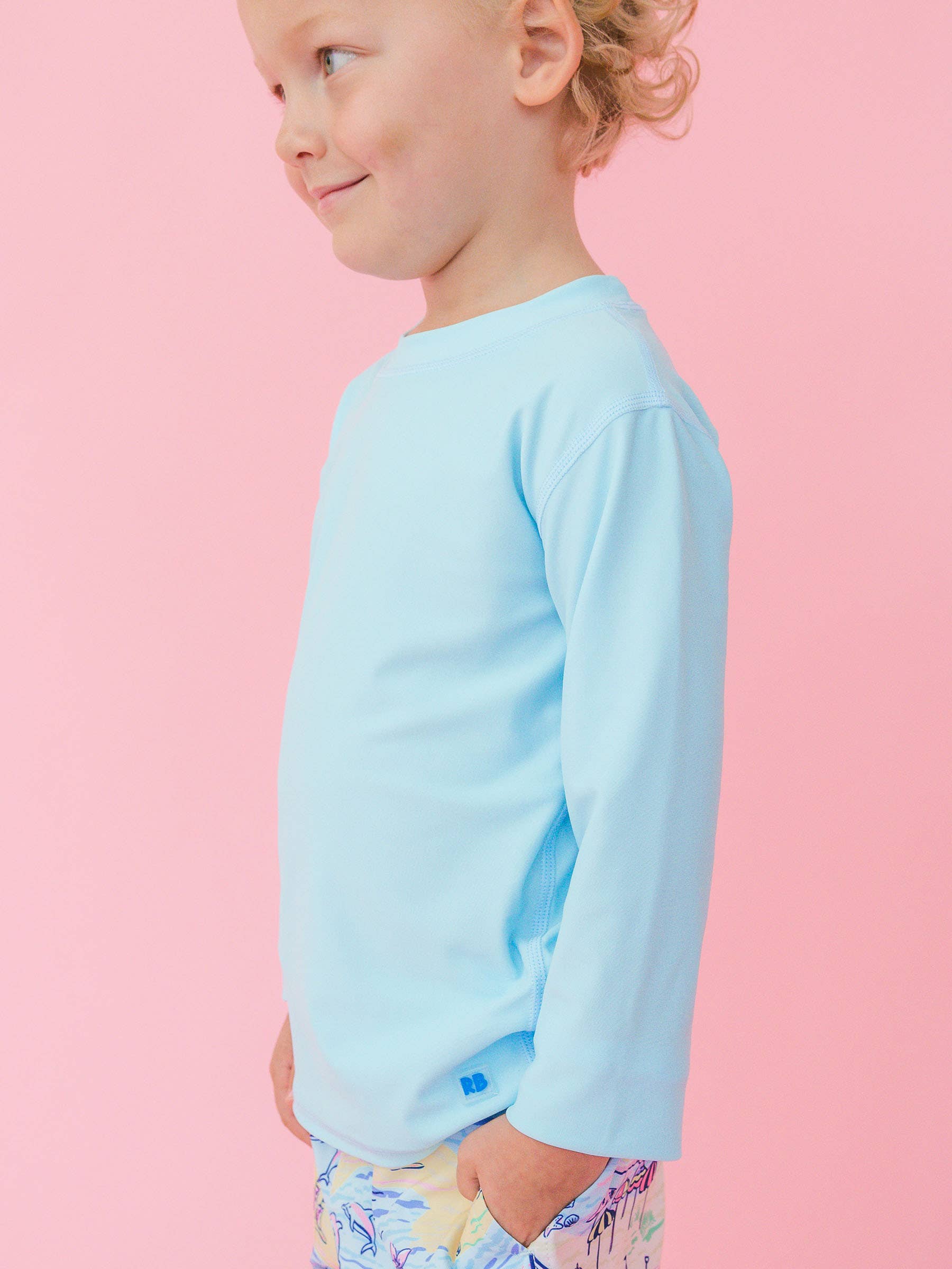 Long Sleeve Rash Guard - Blue Breeze *FINAL SALE*