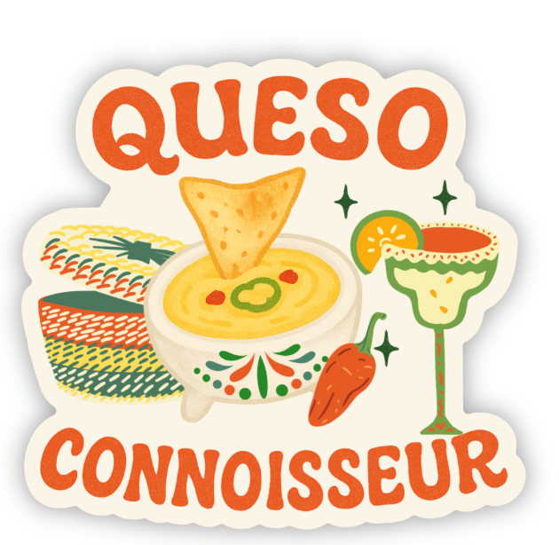 Queso Connoisseur Sticker
