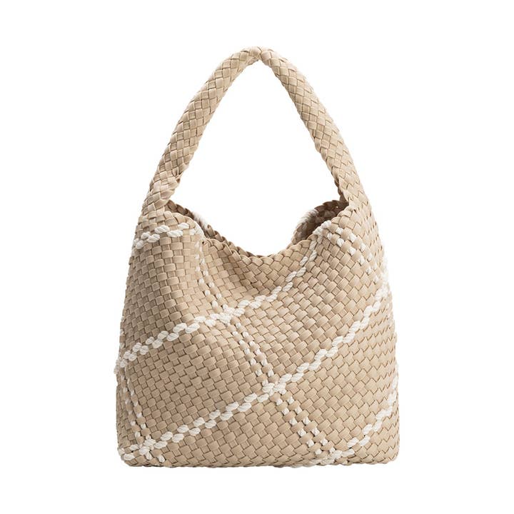 Johanna Vegan Shoulder Bag - Almond