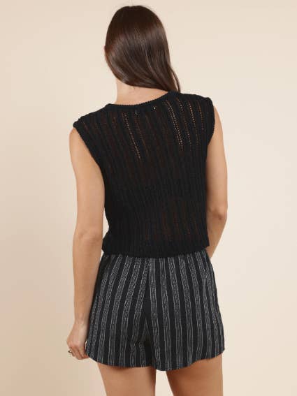 Seize the Day Sweater Tank Top