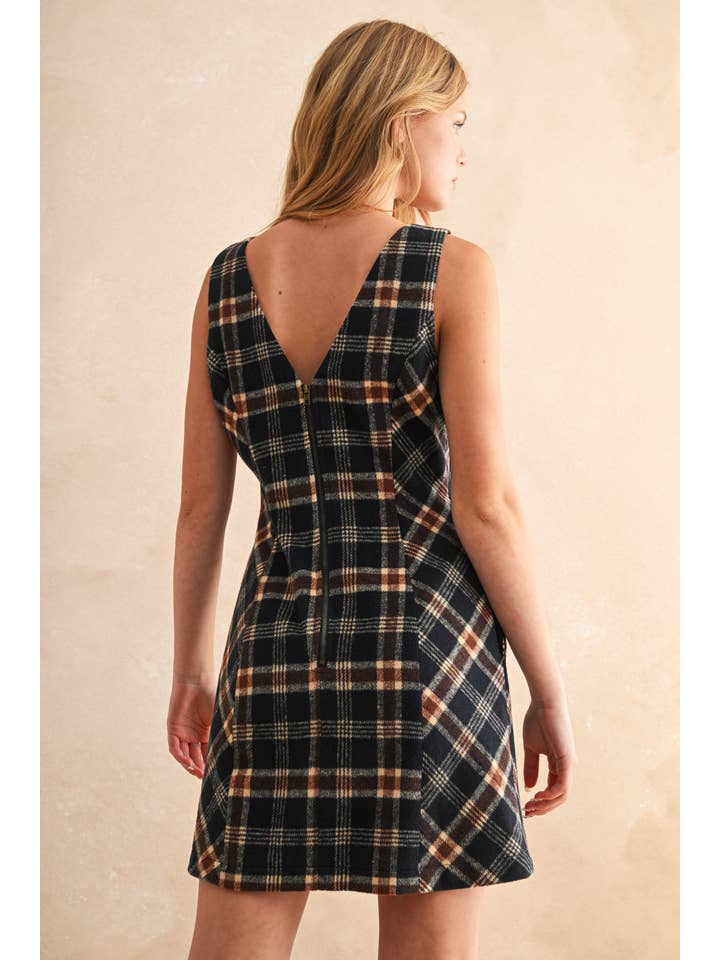 Make It Plaid Mini Dress