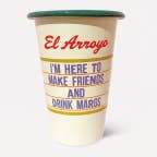Enamel Marquee Cup - Make Friends