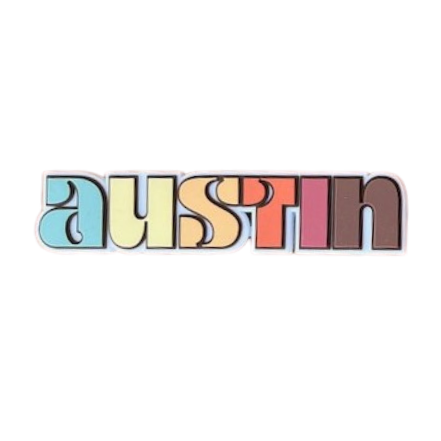 Funky Austin Magnet