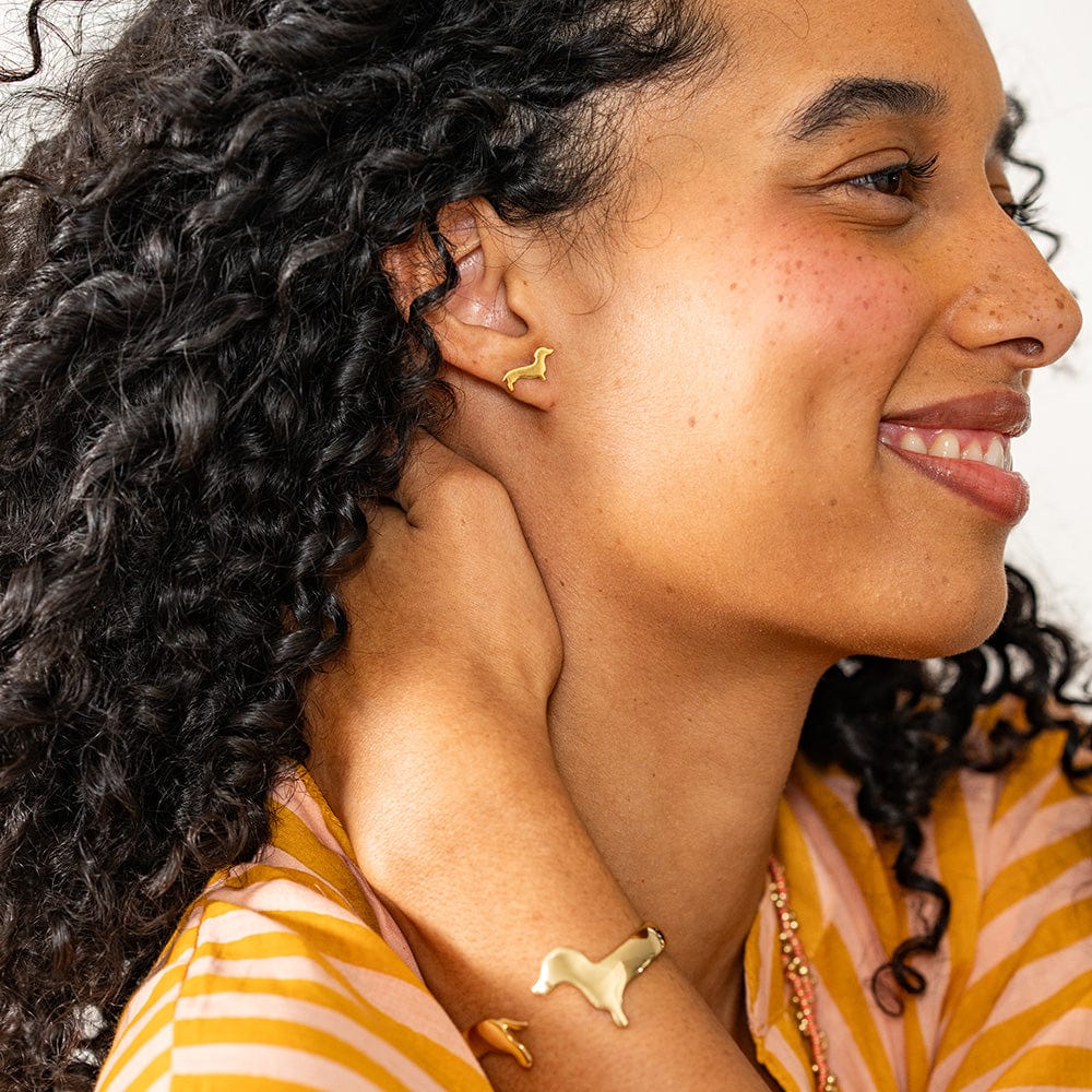 Alice Dachshund Earrings