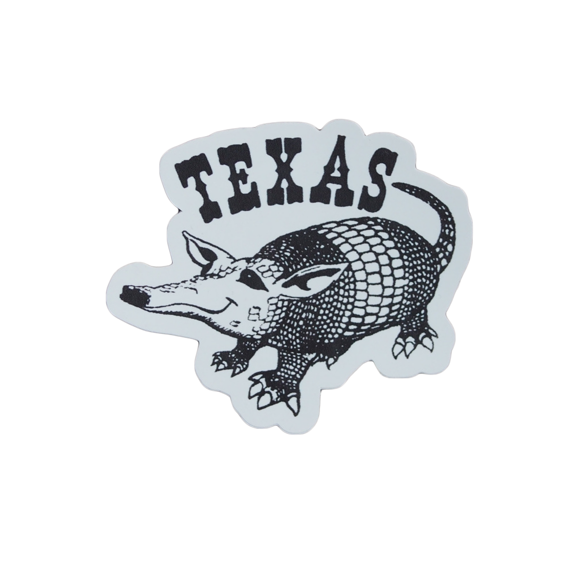 Texas Armadillo Sticker