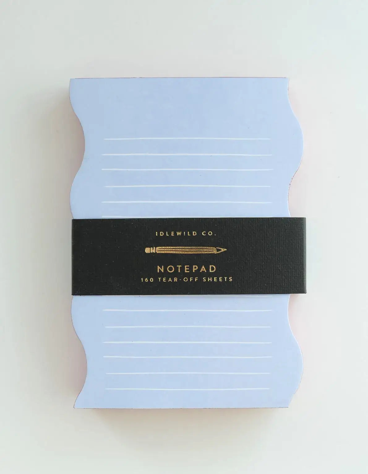 Blue + Cranberry Wavy Notepad