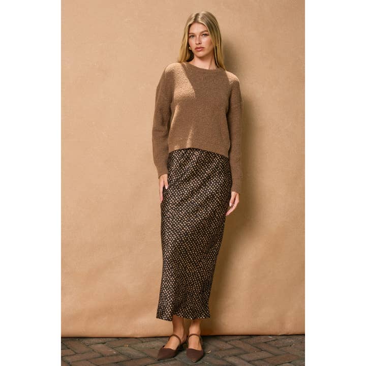 Smoke and Sand Maxi Skirt