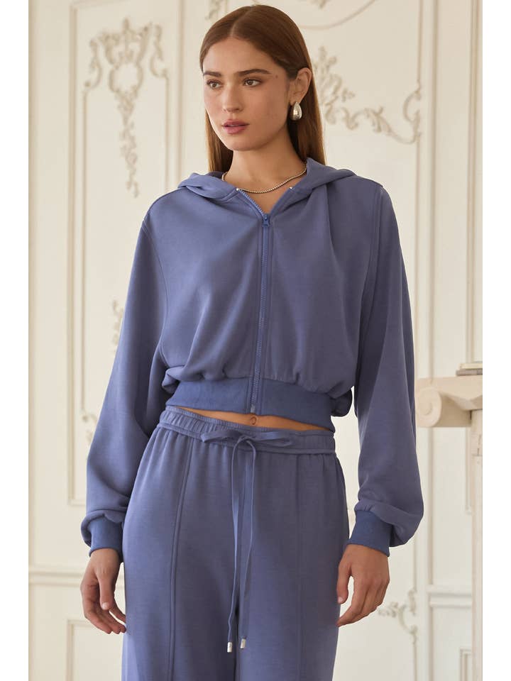 Jetsetter Hooded Jacket - Deep Cornflower