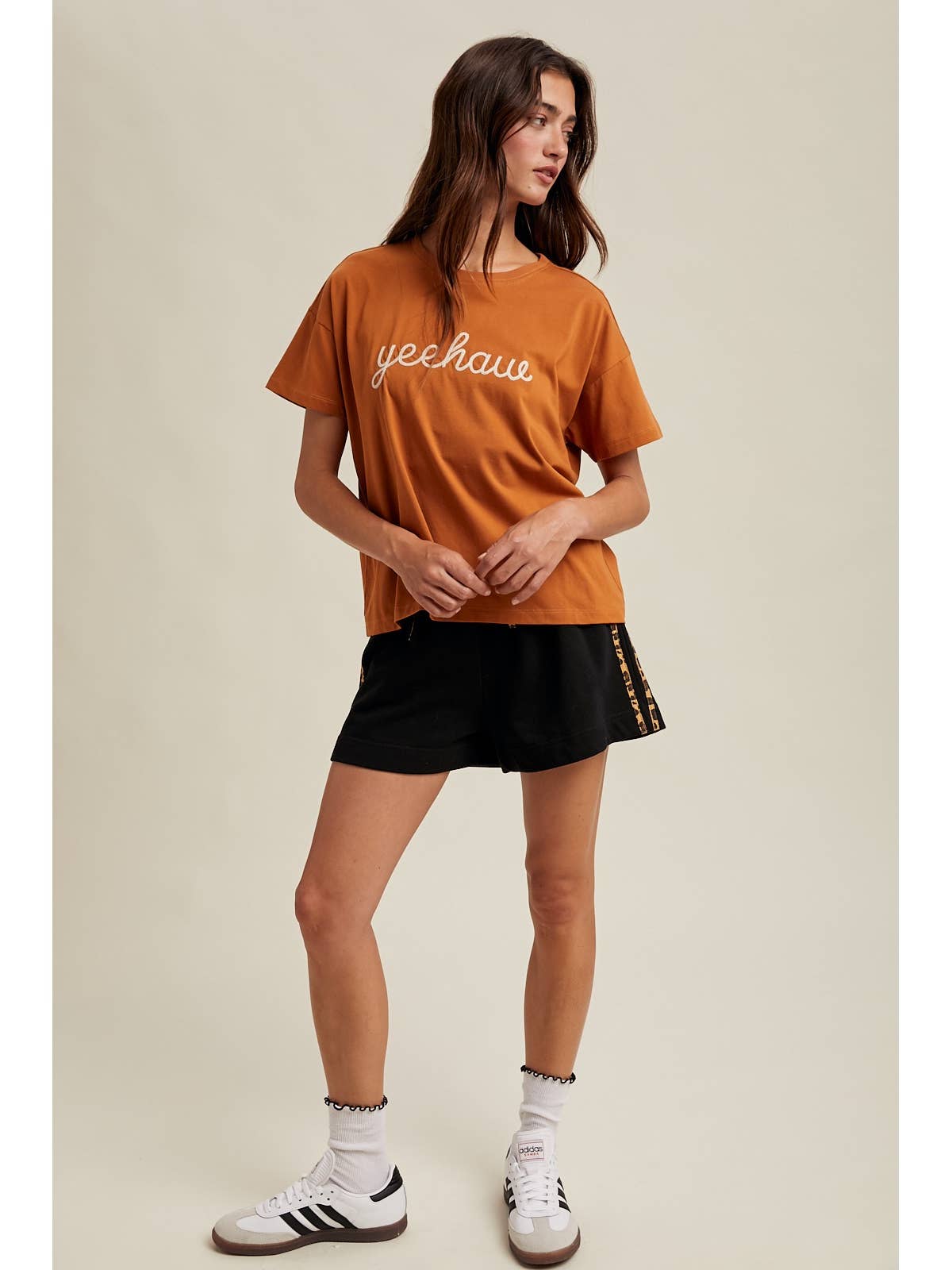 Yeehaw Stitched Tee