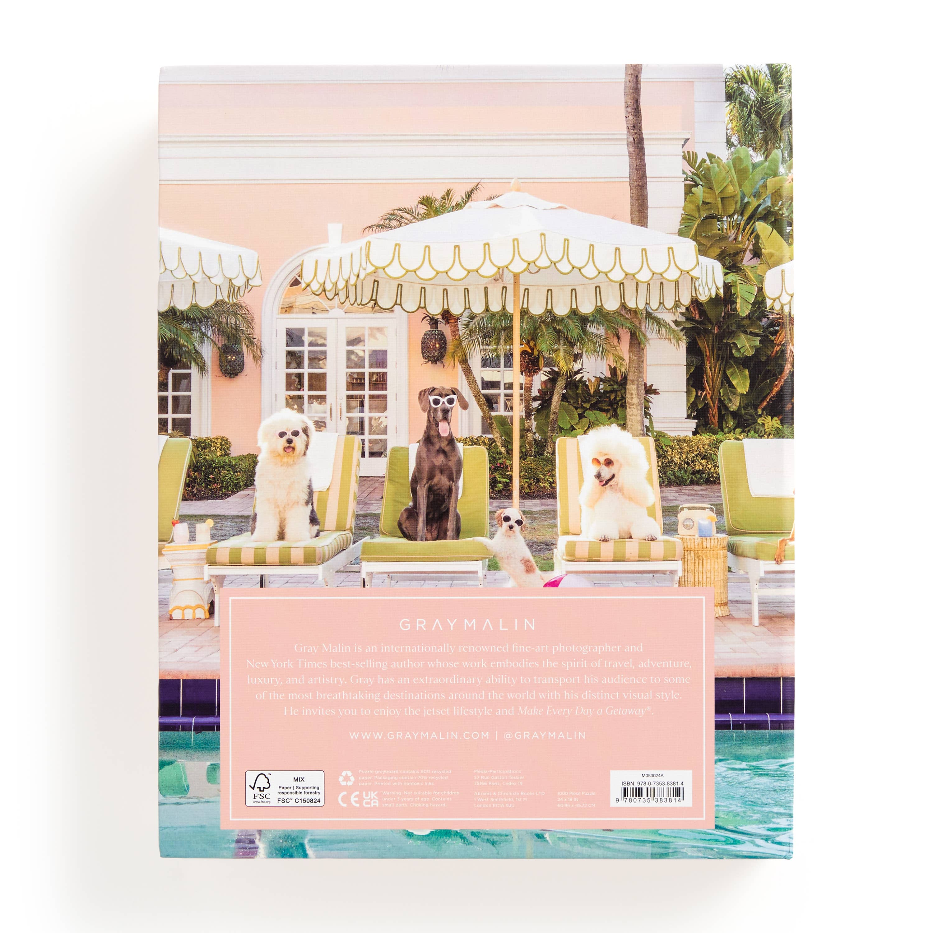 Palm Beach Gray Malin 1000 Piece Book Puzzle