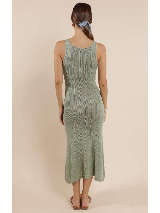 The Breeze Open Knit Sweater Dress