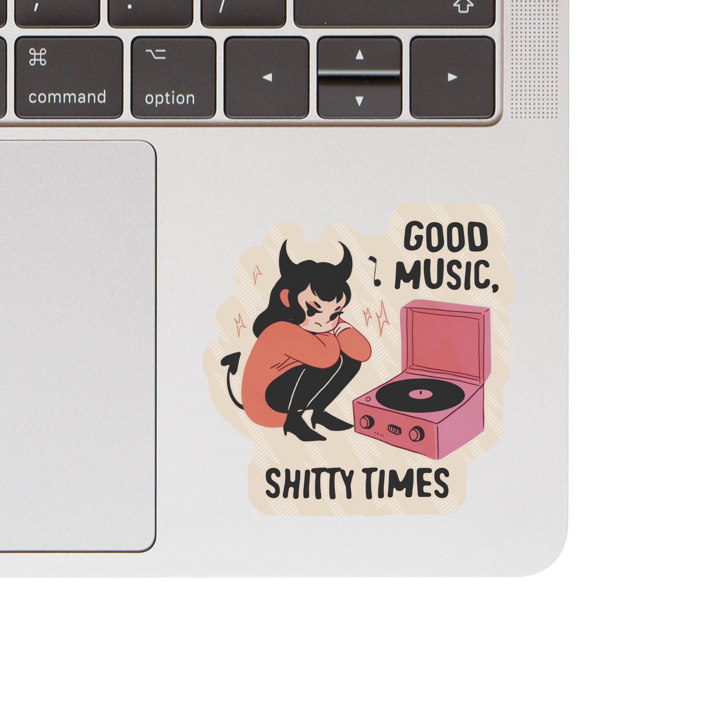 Good Music Devil Sticker