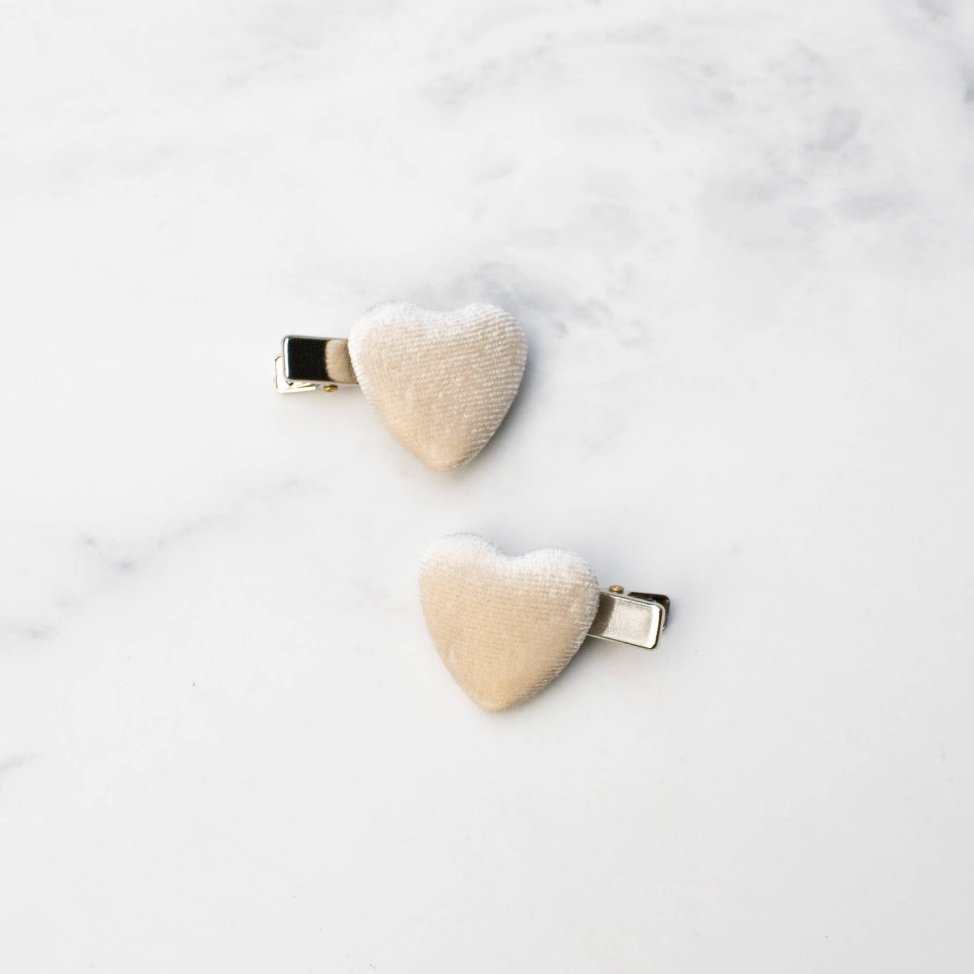 Velvet Heart Hair Pin Set