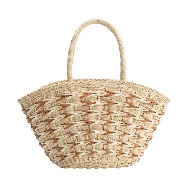 Lisbon Straw Tote Bag - Natural