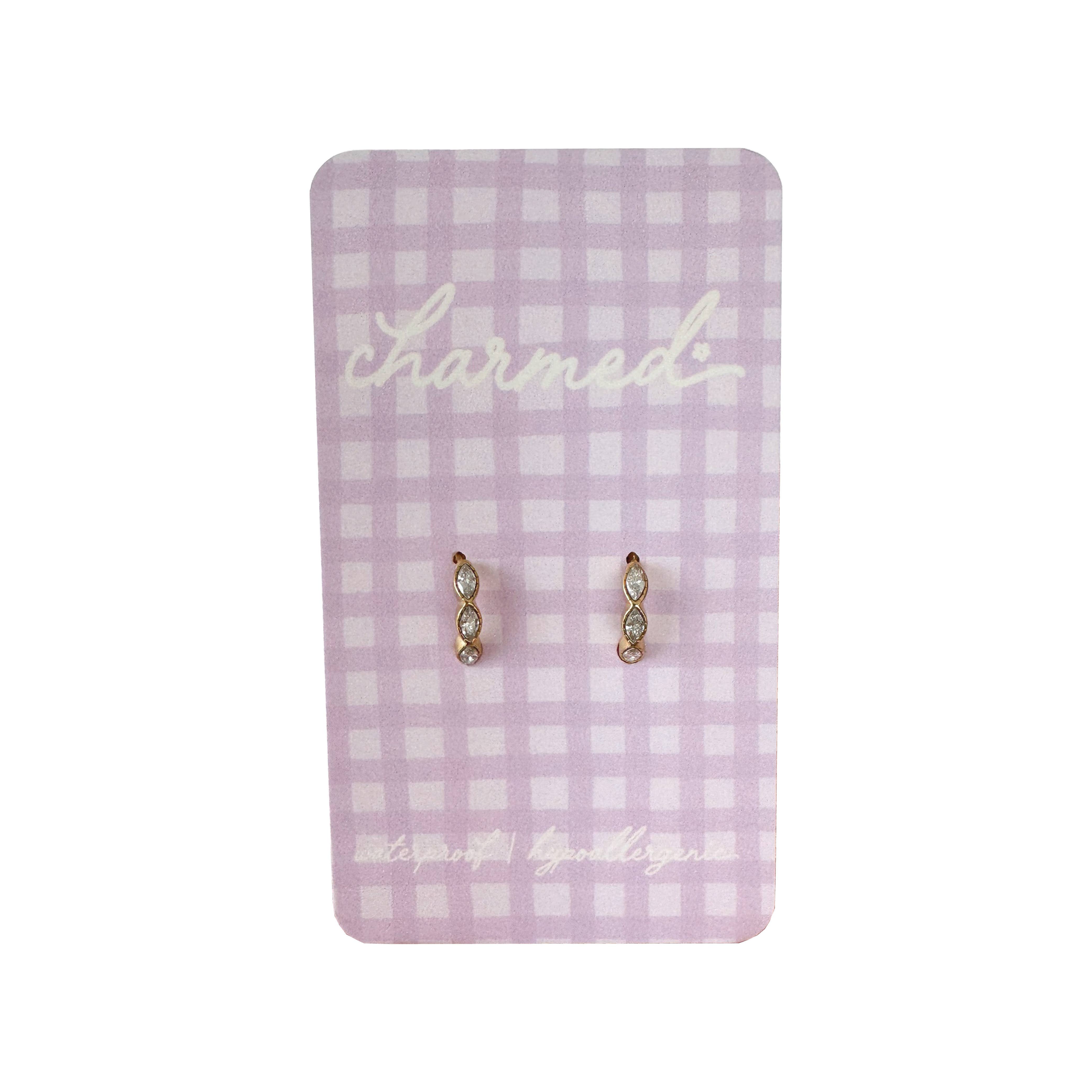 Sparkle Trio Hoop | Hypoallergenic & Click-In