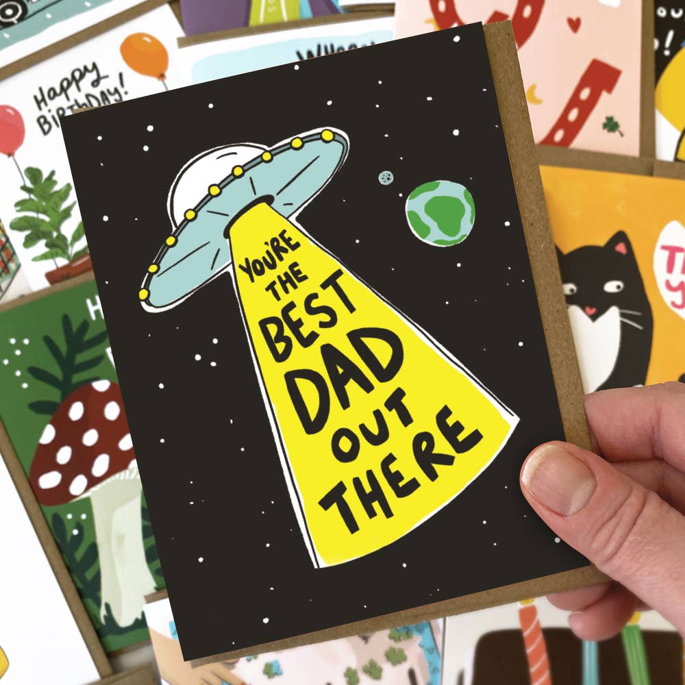 UFO Father's Day Card