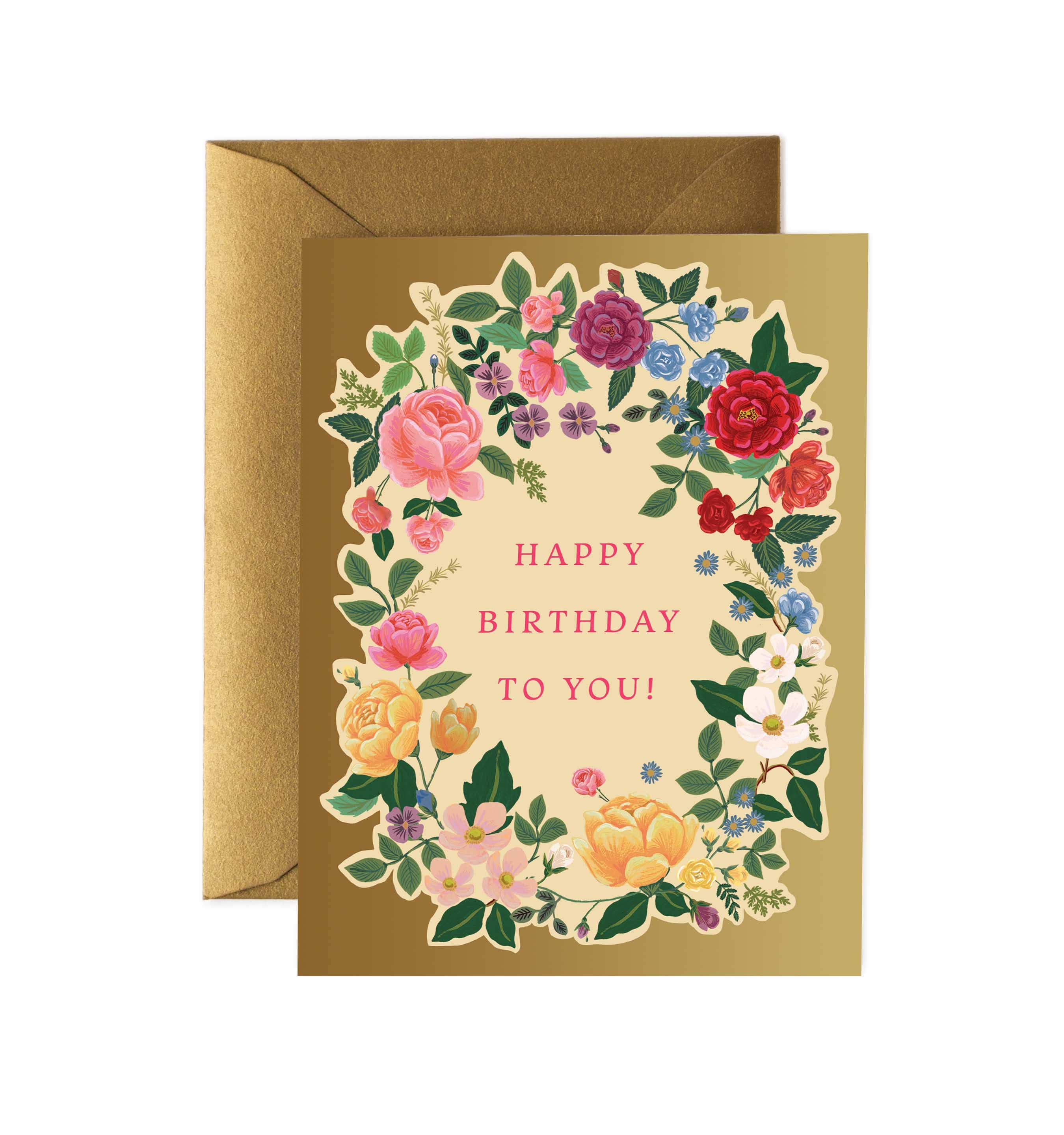 Botanical Birthday Card