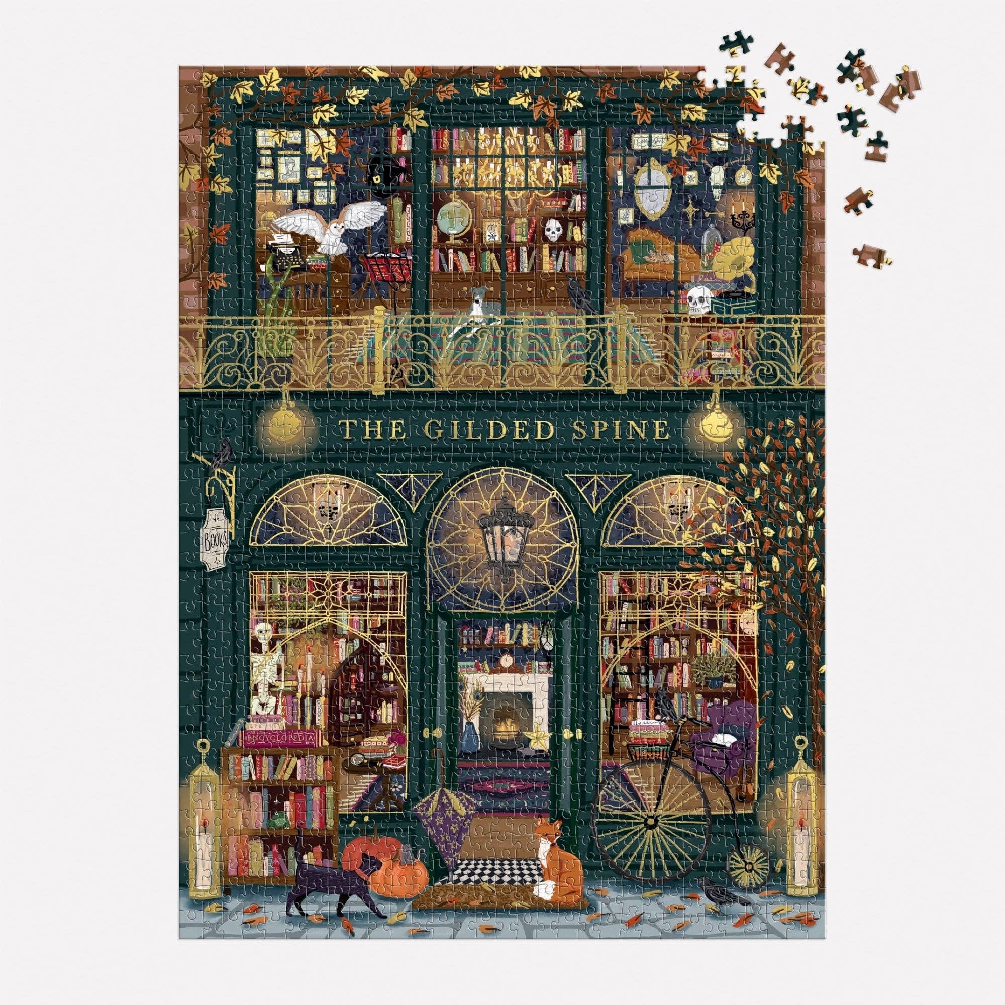 The Gilded Spine 1000 Piece Foil Puzzle