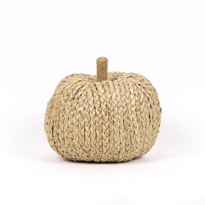 Brown Wicker Pumpkin