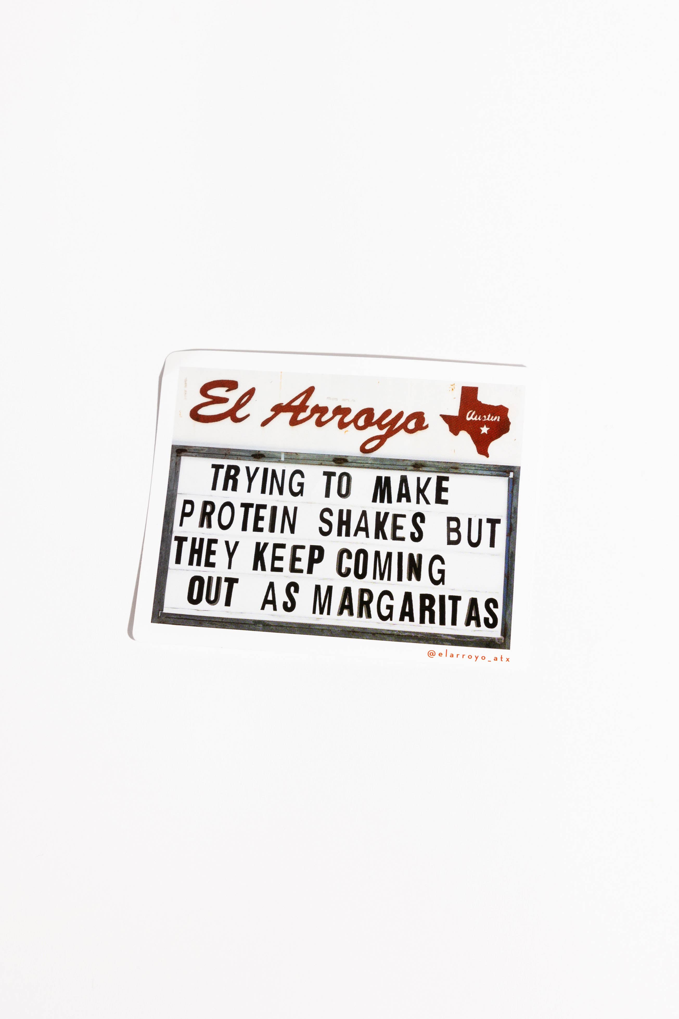 Protein Shakes Sticker