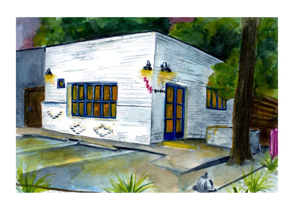 Coloring ATX Postcard
