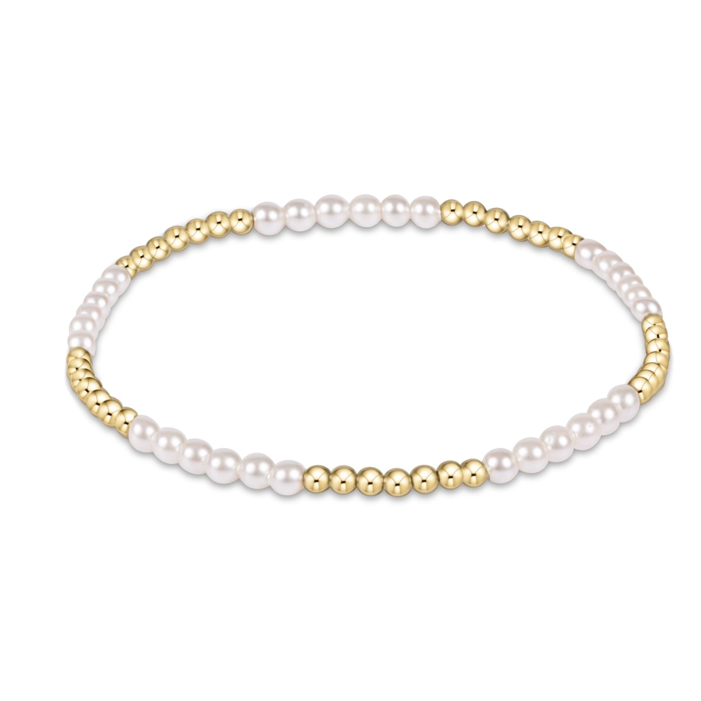 Classic Blissful Pearl Bead Bracelet