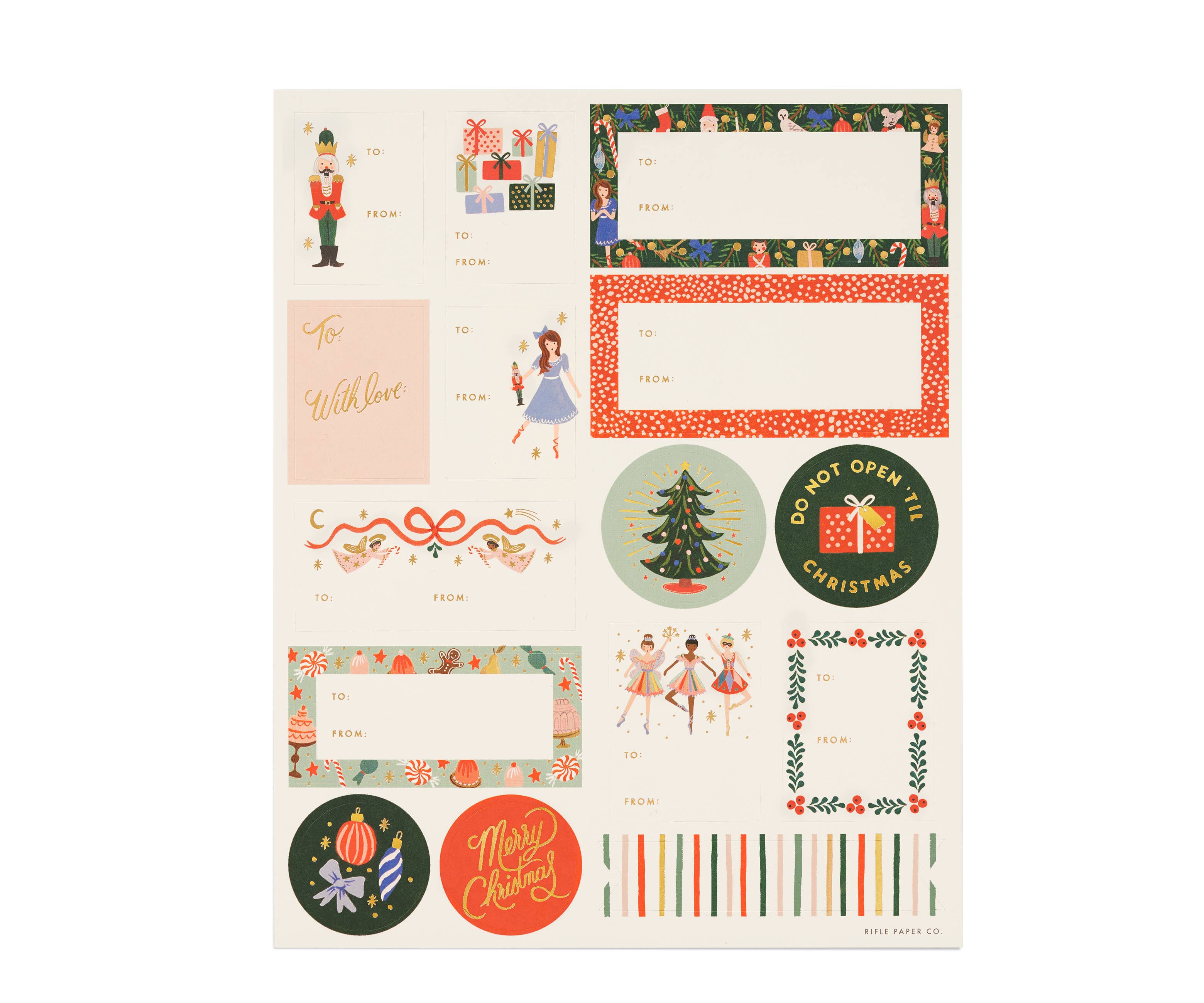 Nutcracker Gift Sticker + Label Pack