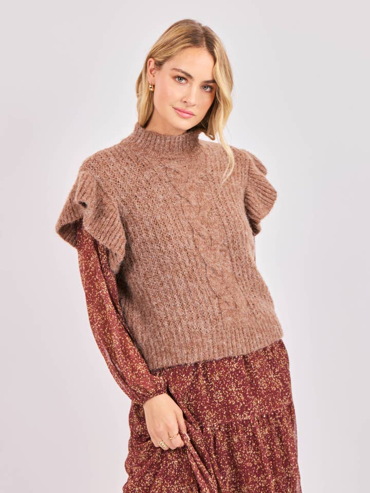 Willow Ruffle Sweater