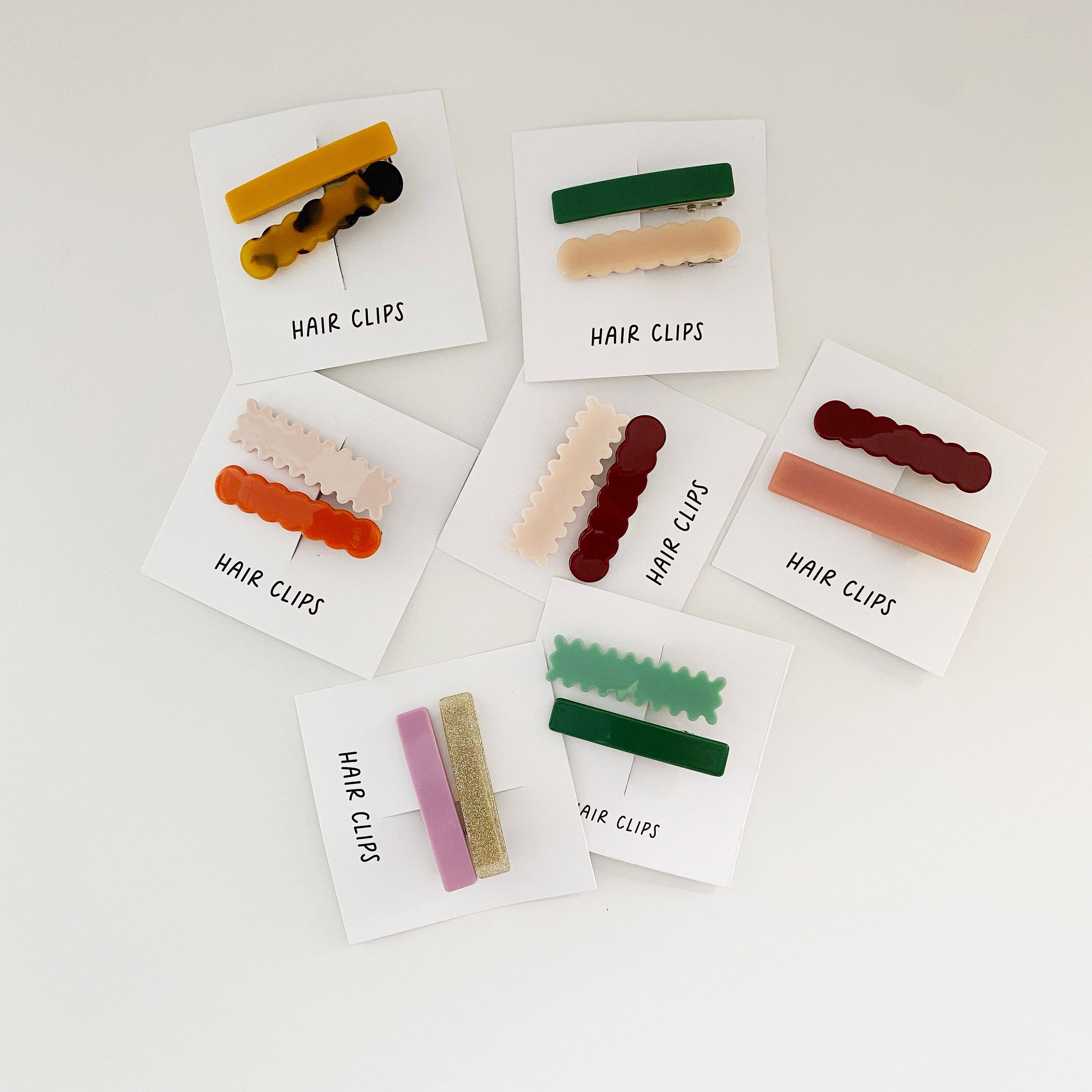 Mixed Hair Clip Set