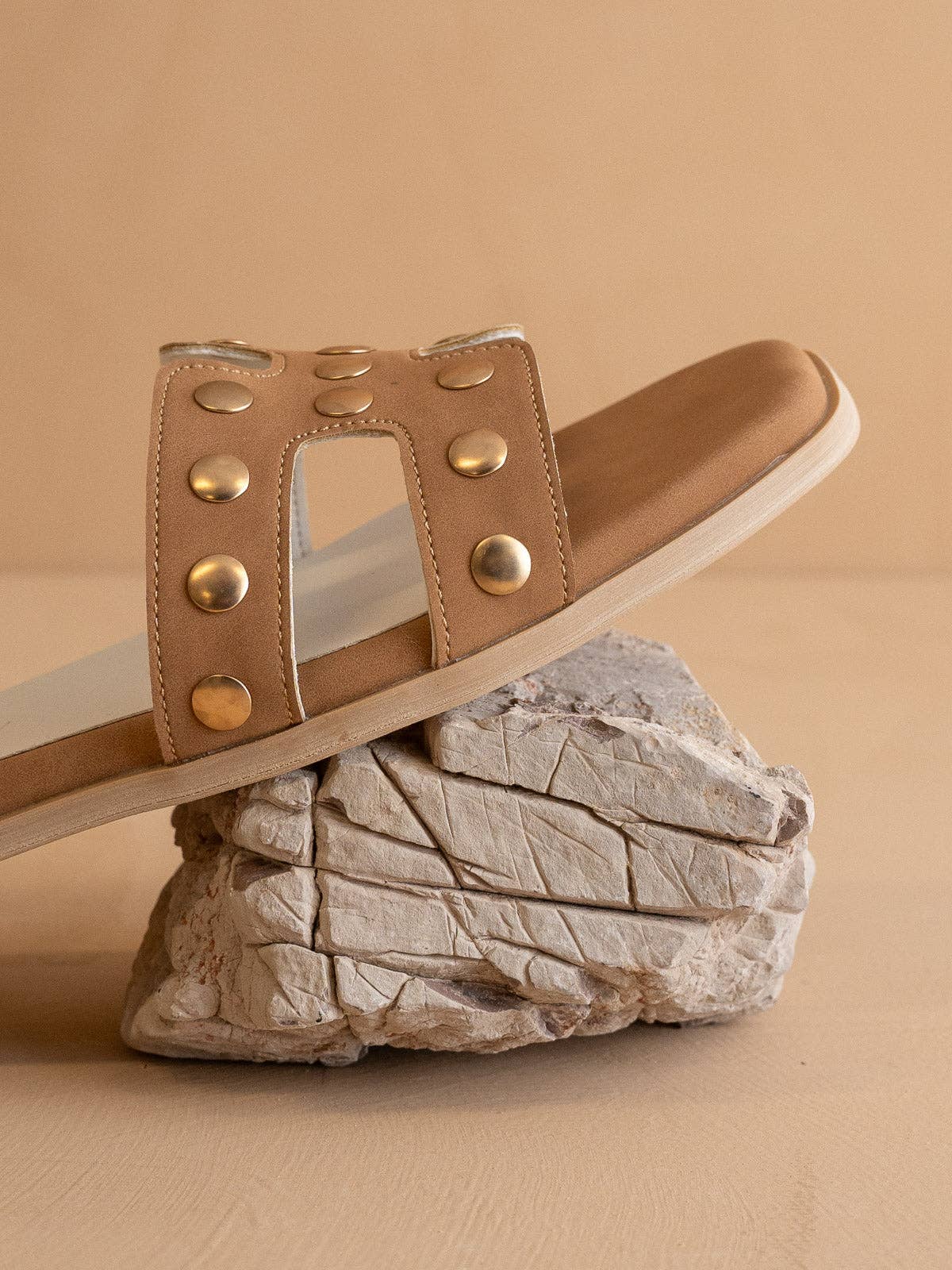 The Evelynne Studded Slide