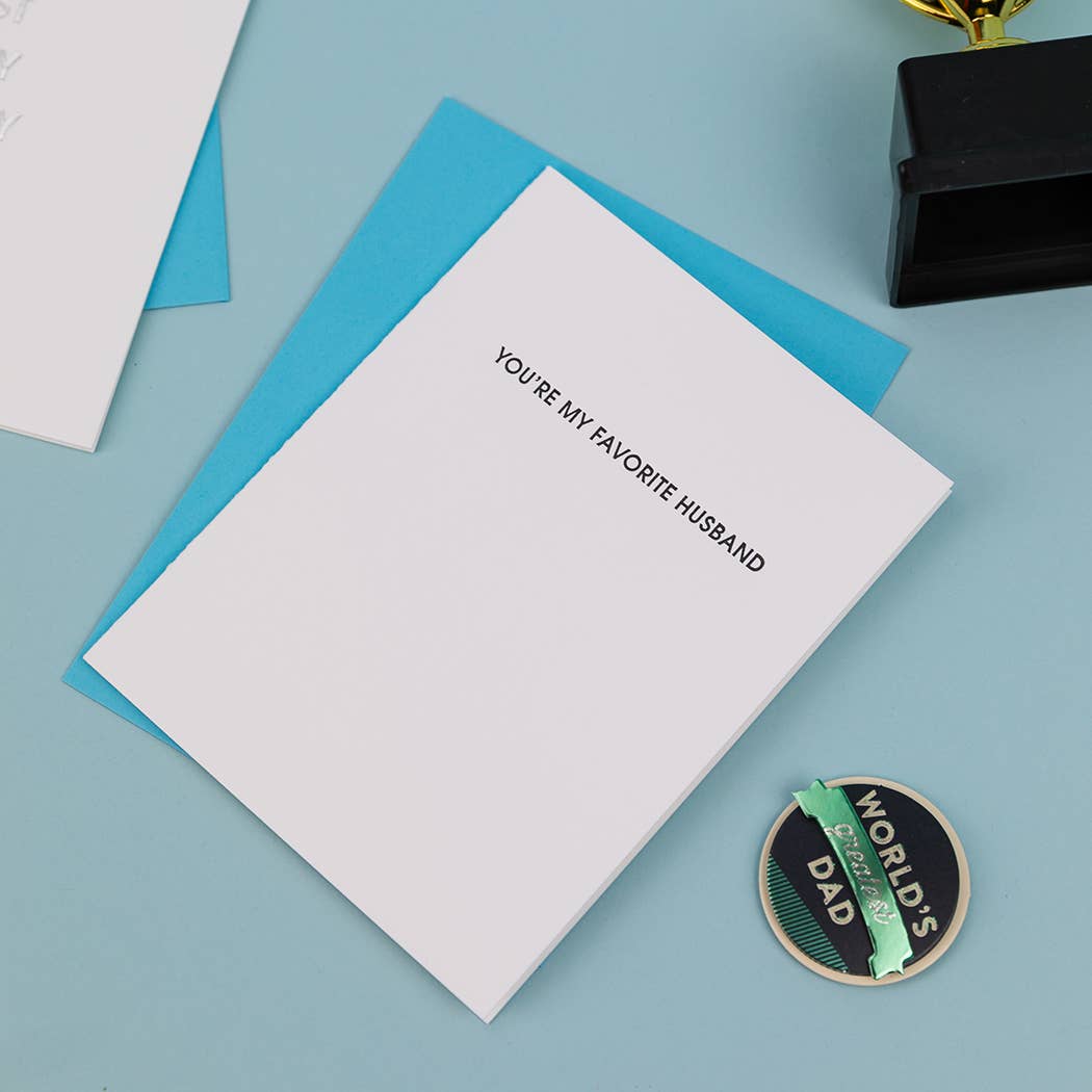 You're My Favorite Husband Greeting Card