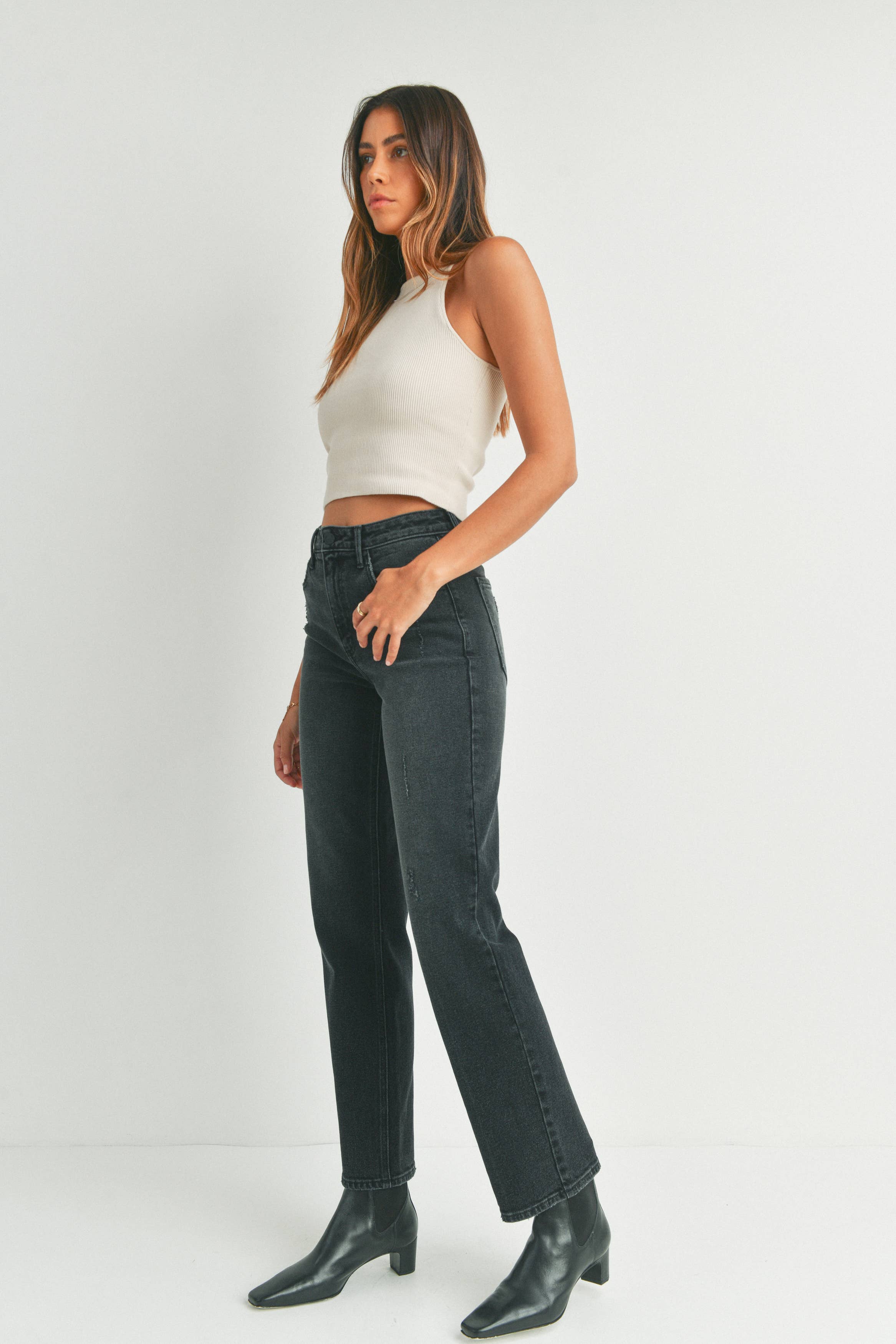 The Everything Straight - Washed Black