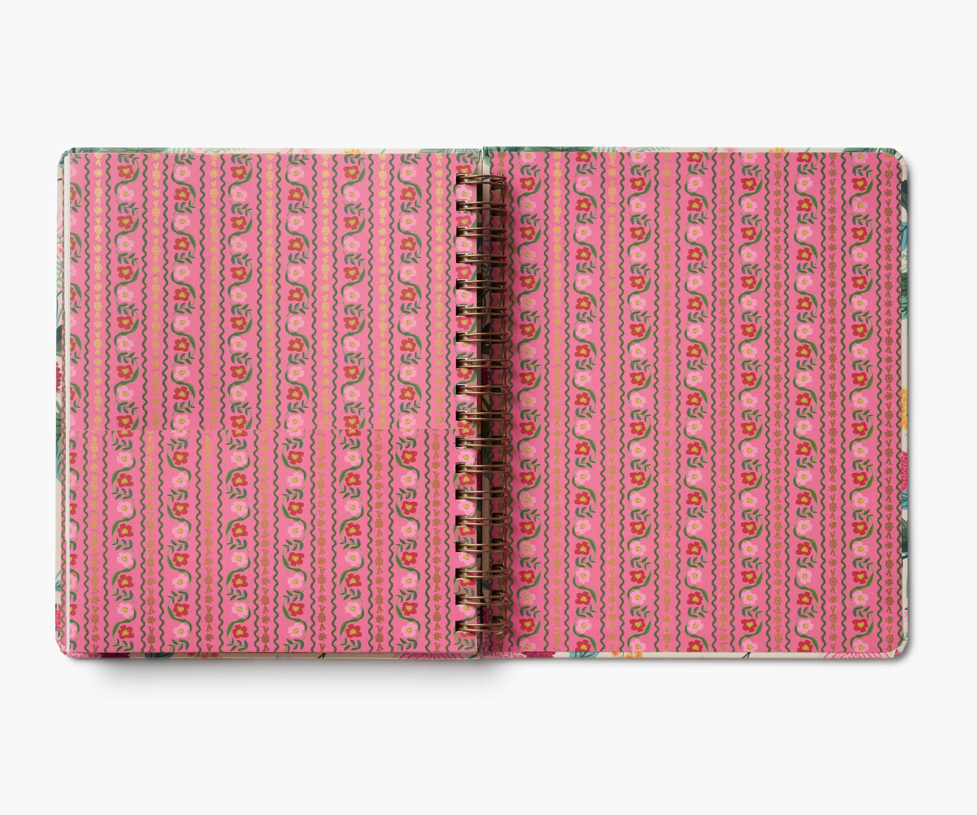 2026 Dahlia 17-Month Academic Hardcover Spiral Planner